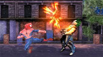 Spider Hero Street Fight