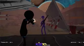 Stickman Armed Assassin Cold Space