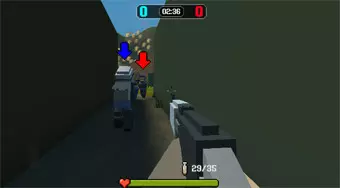 Pixel Village Battle 3D